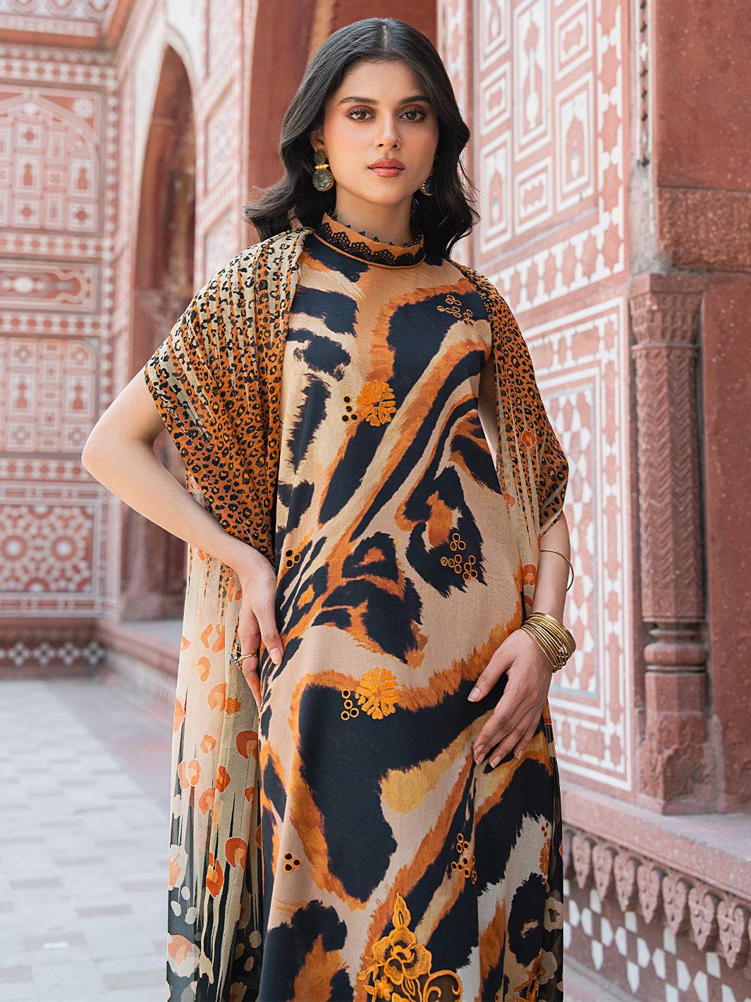 Bin Ilyas | Naqsh Naaz Luxury Lawn 25 | 2086 - B by Maria Faisal - Registered Vendor of : Bin Ilyas - type : Ladies Clothes - 100% original wedding dresses
