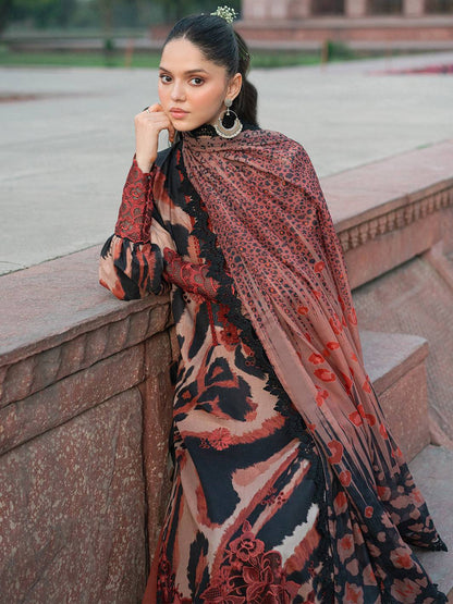 Bin Ilyas | Naqsh Naaz Luxury Lawn 25 | 2086 - C by Maria Faisal - Registered Vendor of : Bin Ilyas - type : Ladies Clothes - 100% original wedding dresses