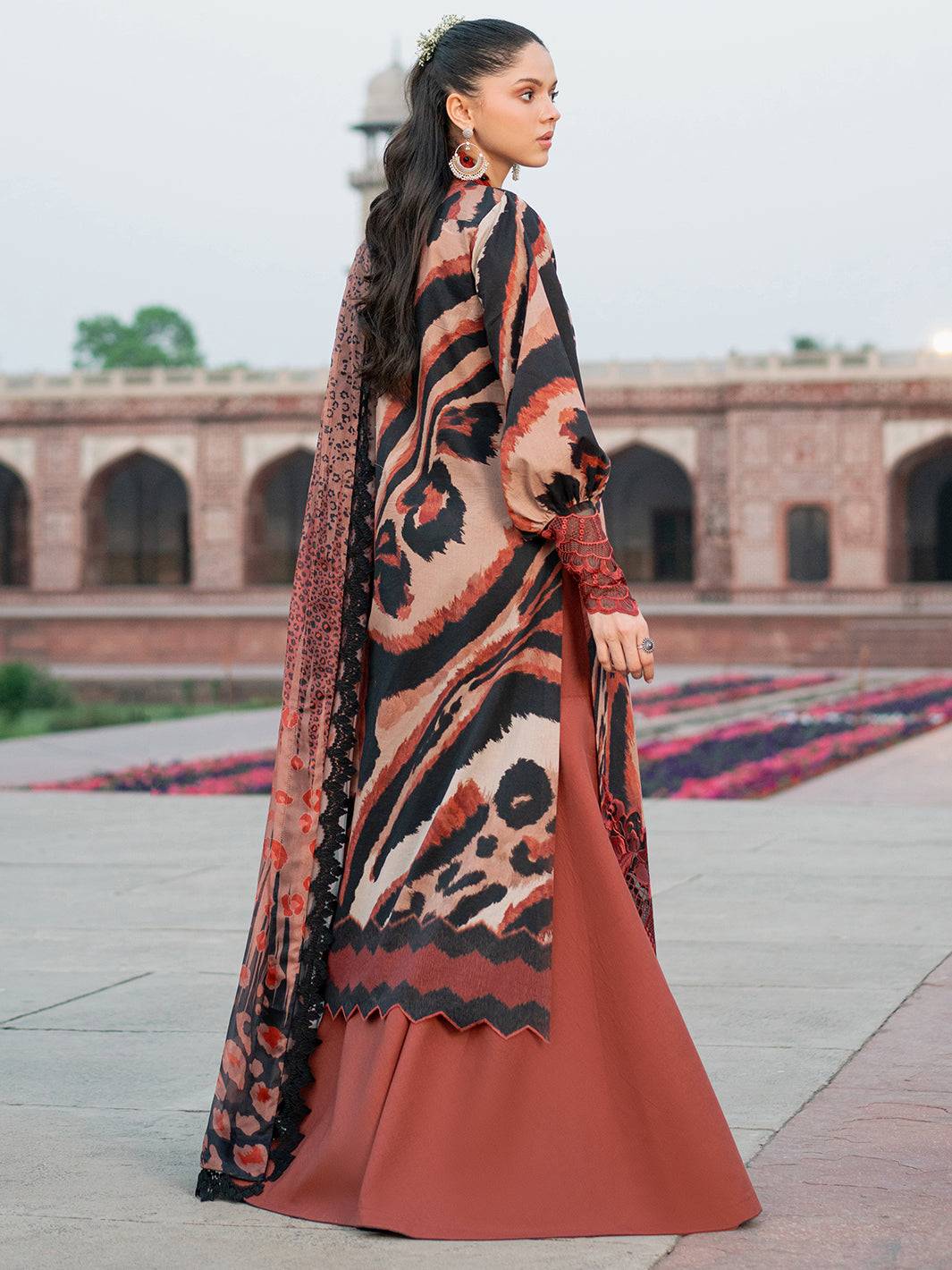 Bin Ilyas | Naqsh Naaz Luxury Lawn 25 | 2086 - C by Maria Faisal - Registered Vendor of : Bin Ilyas - type : Ladies Clothes - 100% original wedding dresses