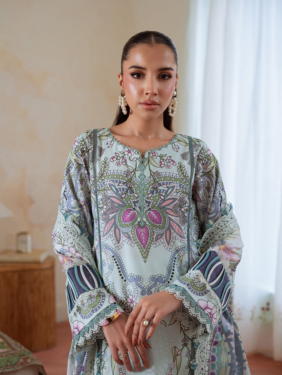 Jade | Cambric 25 | URBANE CAMBRIC PRINTS 2025 A - Ladies Clothes - Maria Faisal