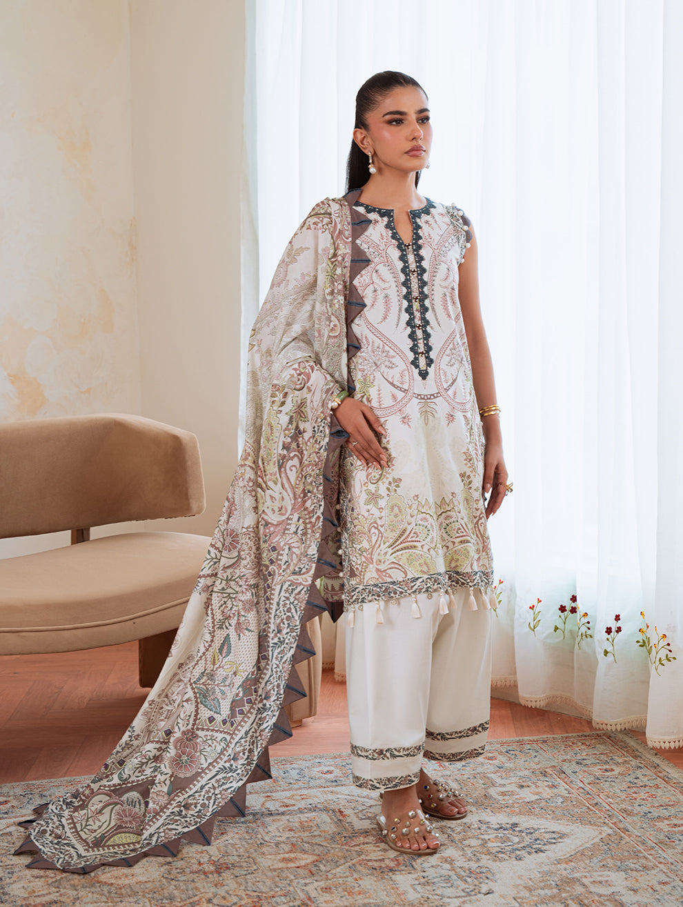 Jade | Cambric 25 | URBANE CAMBRIC PRINTS 2025 G - Ladies Clothes - Maria Faisal