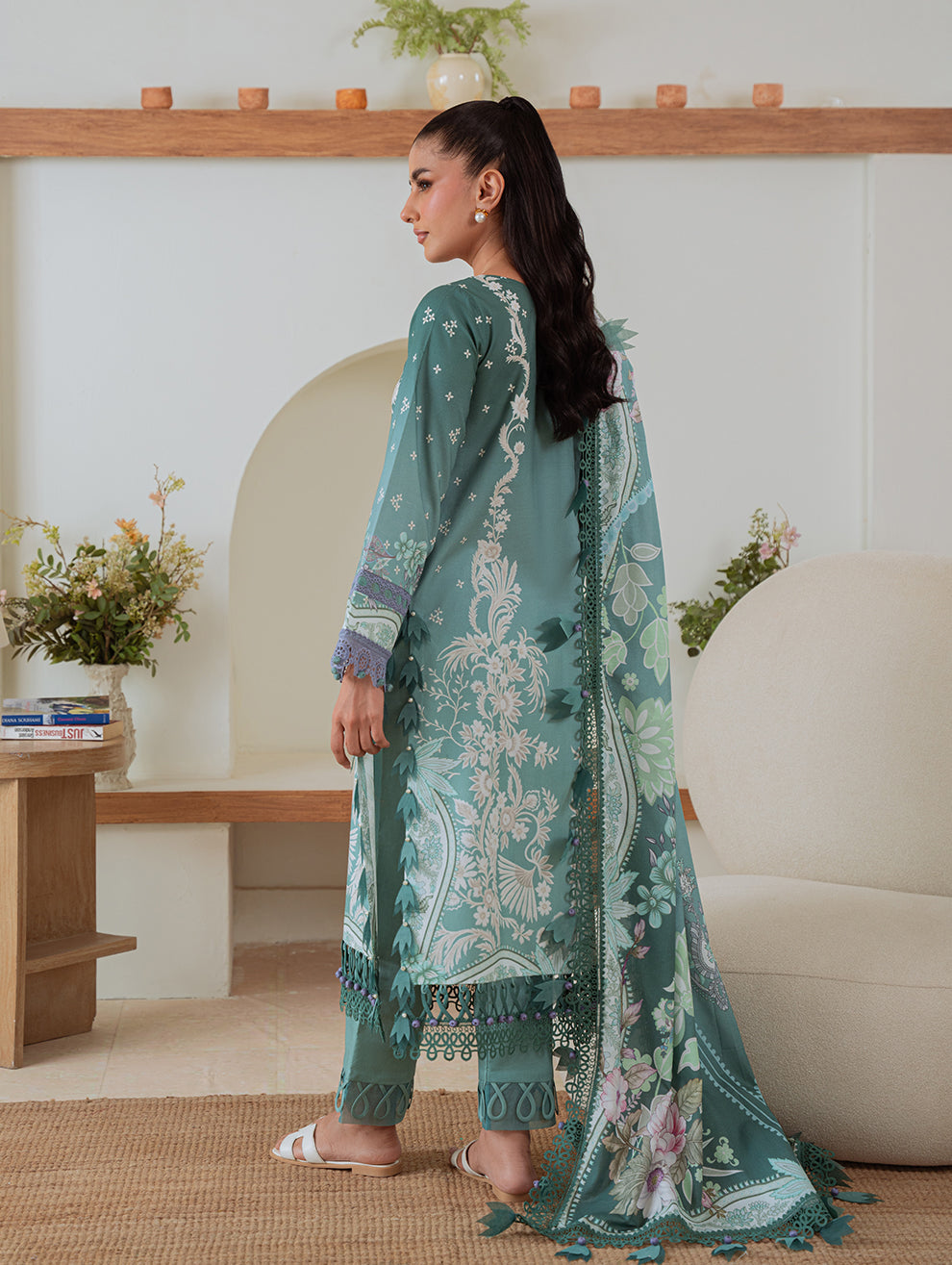 Jade | Cambric 25 | URBANE CAMBRIC PRINTS 2025 K - Ladies Clothes - Maria Faisal