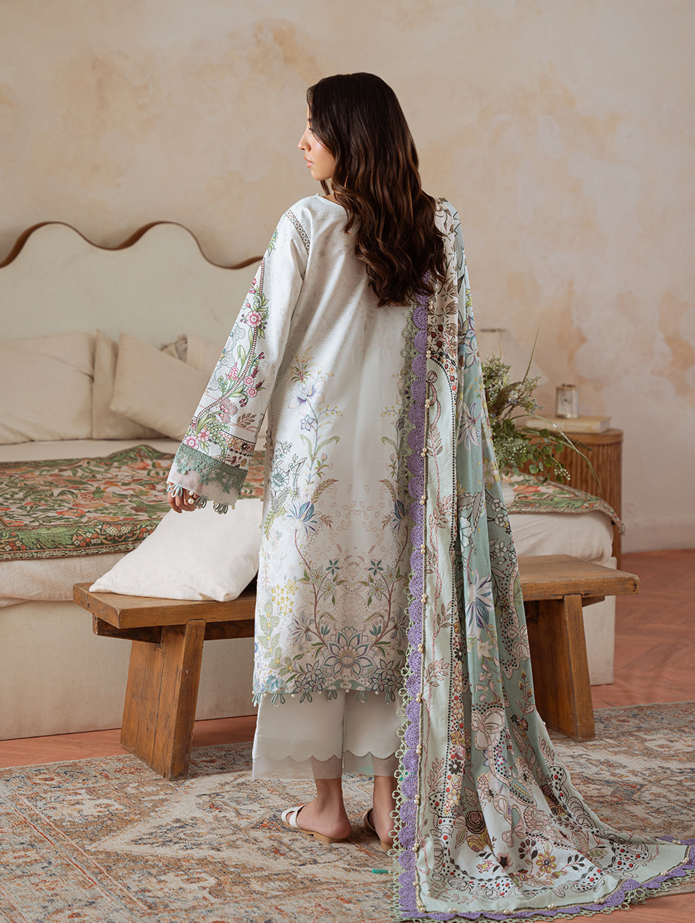 Jade | Cambric 25 | URBANE CAMBRIC PRINTS 2025 L - Ladies Clothes - Maria Faisal