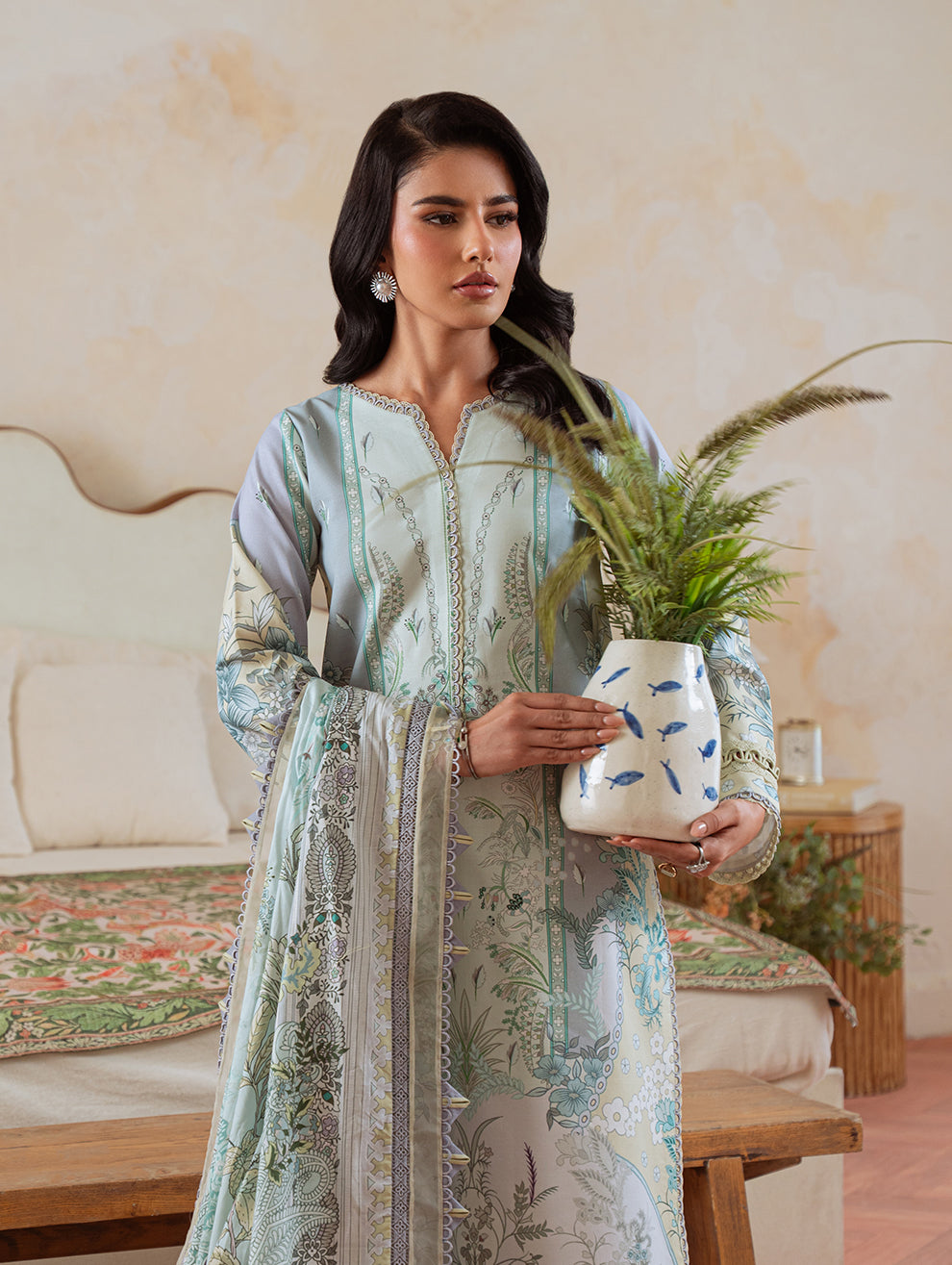Jade | Cambric 25 | URBANE CAMBRIC PRINTS 2025 R - Ladies Clothes - Maria Faisal