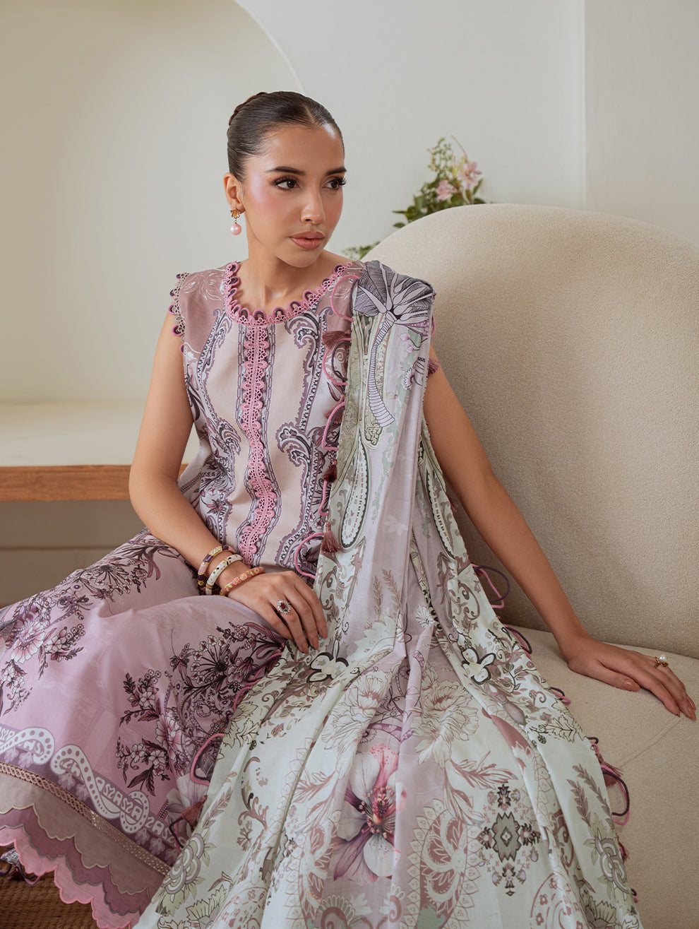 Jade | Cambric 25 | URBANE CAMBRIC PRINTS 2025 AG - Ladies Clothes - Maria Faisal