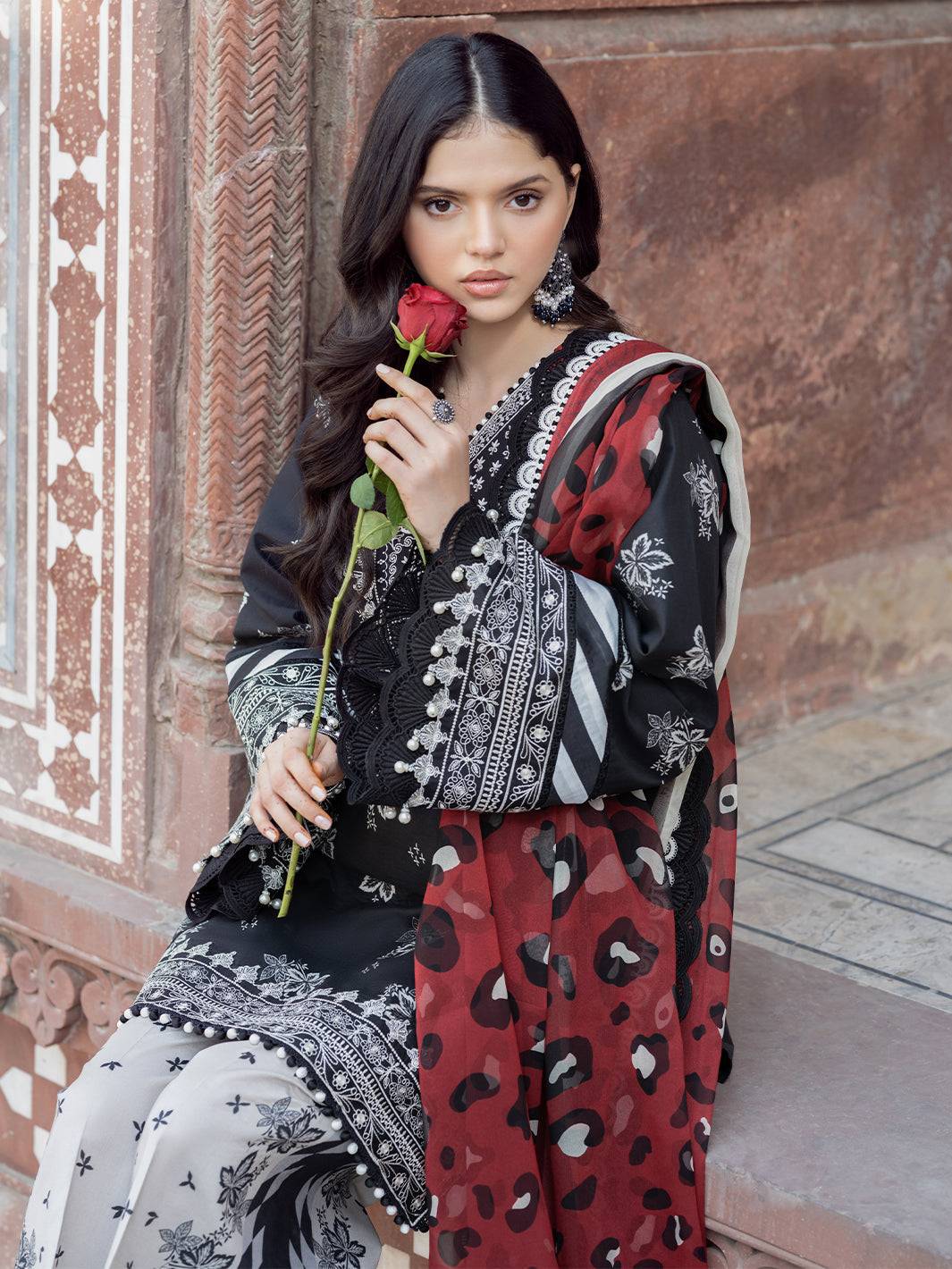 Bin Ilyas | Naqsh Naaz Luxury Lawn 25 | 2088 - A by Maria Faisal - Registered Vendor of : Bin Ilyas - type : Ladies Clothes - 100% original wedding dresses