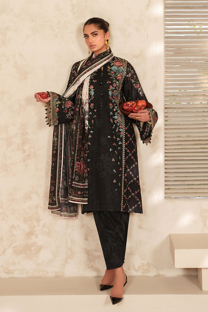 Baroque | Luxury Pret Summer | UF-4415 - Luxury Dress - available at Maria Faisal in UK and USA.