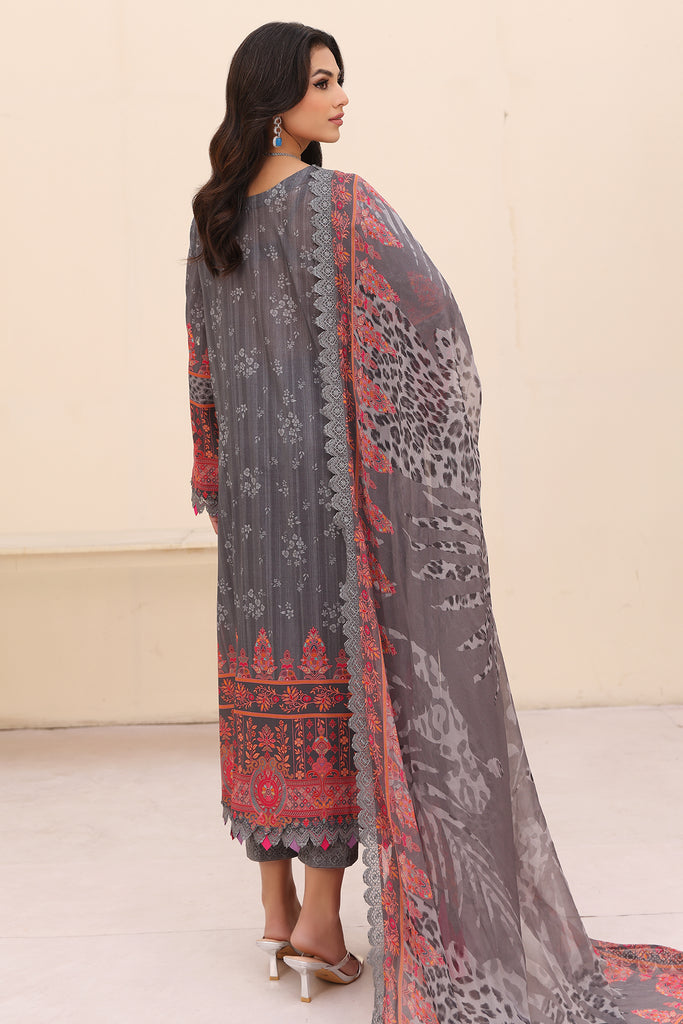 Charizma | Naranji Embroidered Lawn 24 | CN4-006 - Maria Faisal