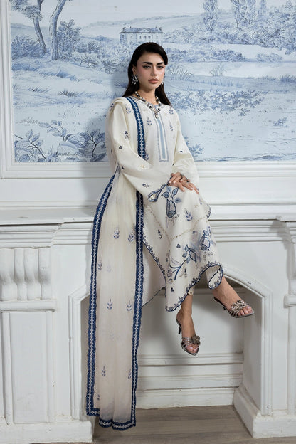 Rangrasiya | Lumeire Silk | Luna - Luxury Dress - available at Maria Faisal in UK and USA.