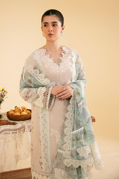 Qalamkar | Qlinekari Luxury Lawn | SQ-13 AYSEL - Designer Dress with Intricate embroidery and embellishments. Shop elegent wedding dress at Maria Faisal.