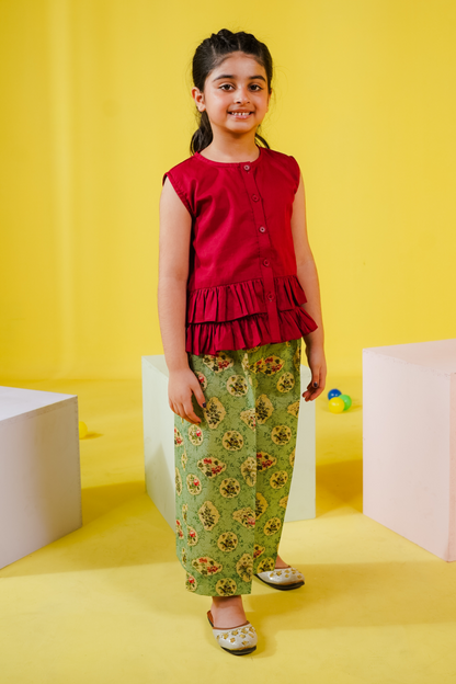 KKG-158 - by Maria Faisal - Registered Vendor of : Kastoor Kids - 100% Original Designer Dress.