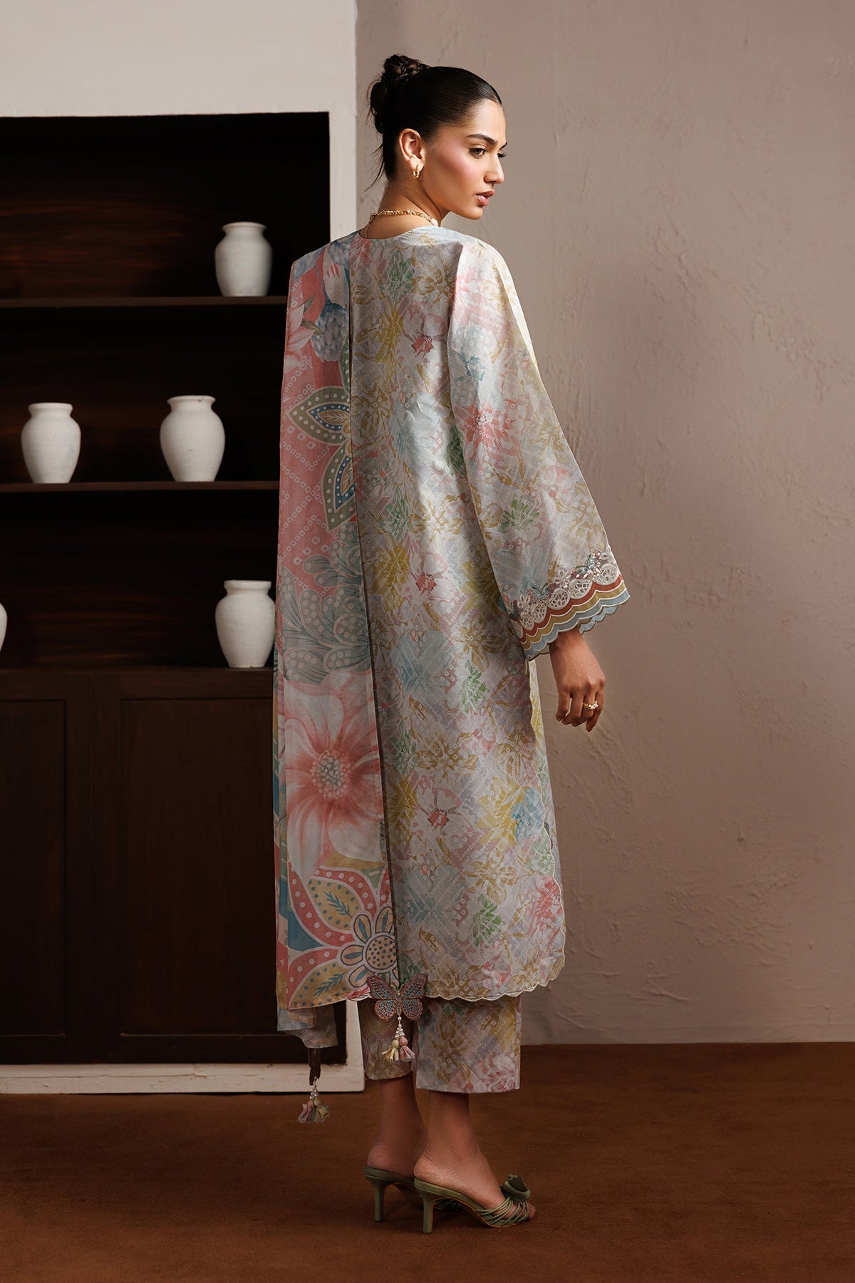 Baroque | Luxury Summer Pret | UF-4526 - Luxury Dress - available at Maria Faisal in UK and USA.