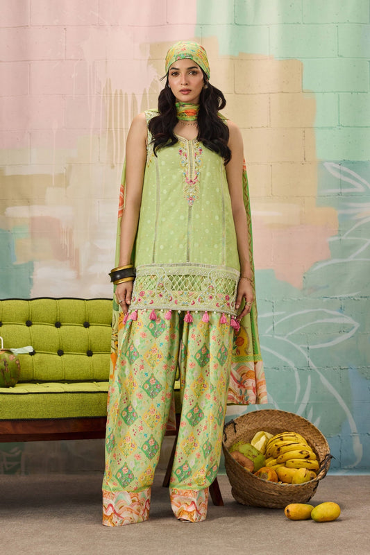 Layla Chatoor | Pret A Porter | LC-44 - Luxury Dress - available at Maria Faisal in UK and USA.