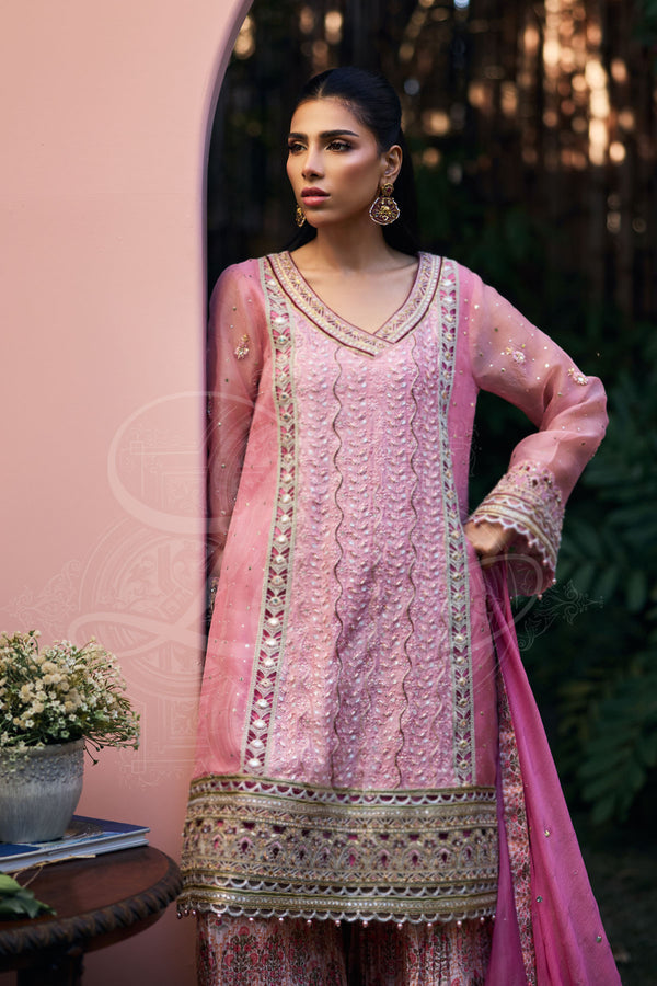 Layla Chatoor | Luxury Pret | Saya - Luxury Dress - available at Maria Faisal in UK and USA.