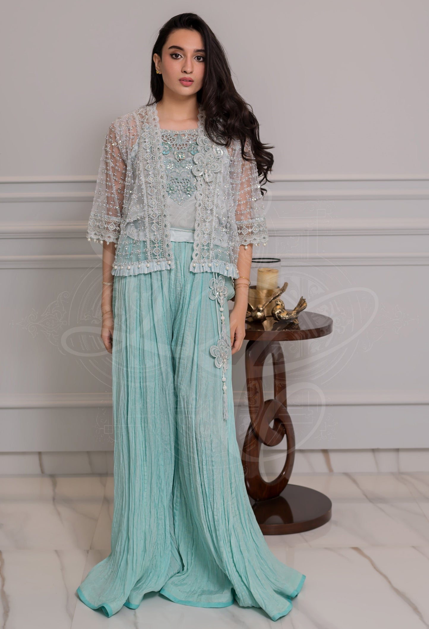Layla Chatoor | Pret A Porter | LC-18 - Luxury Dress - available at Maria Faisal in UK and USA.