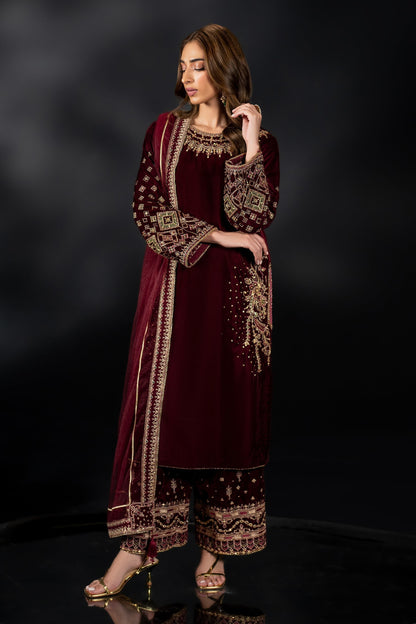 Naqshi | Makhmal 24 | MAHYM - Ladies Clothes - Maria Faisal