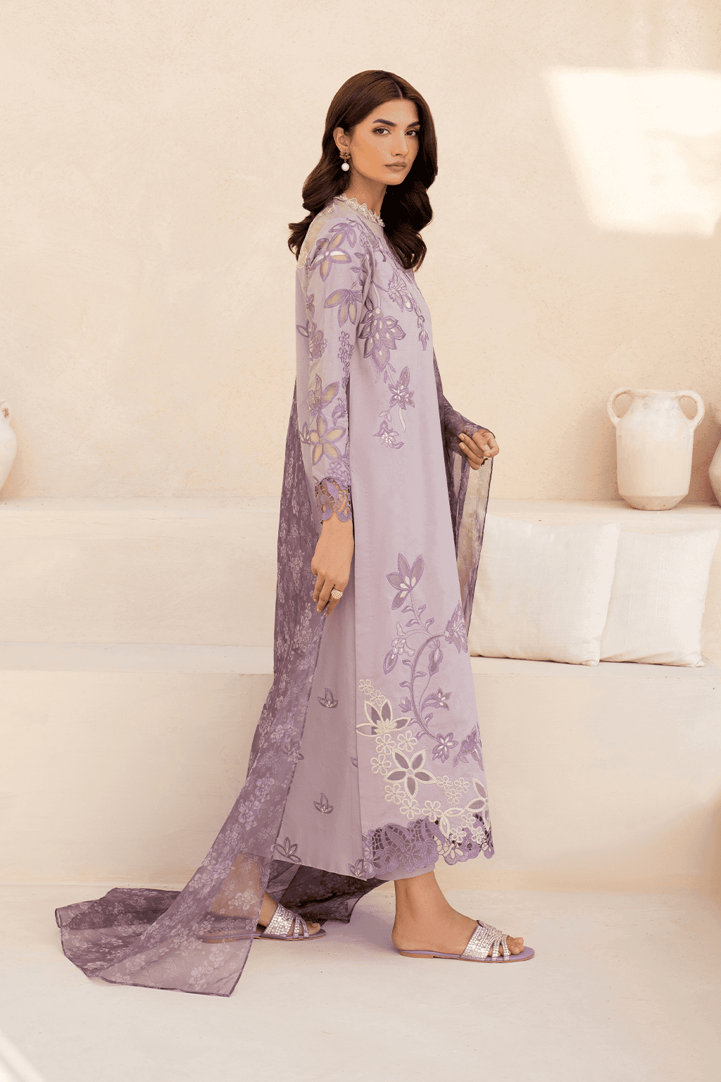 Iznik | Festive Lawn 25 | EFL-01 by Maria Faisal - Registered Vendor of : Iznik - type : Ladies Clothes - 100% original wedding dresses