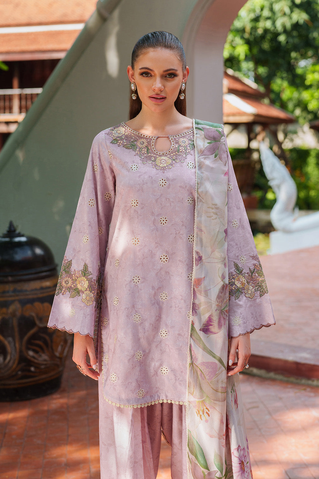 Iznik | lawn 26 | UE-278 - Dress - available at Maria Faisal in UK and USA.