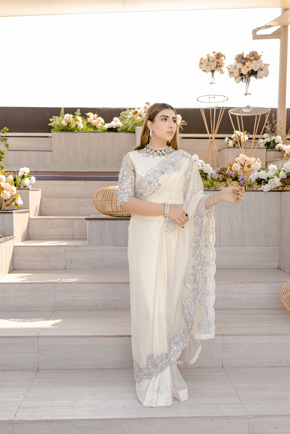 Ayesha and Usman | Celestial Night | Fleurine by Maria Faisal - Registered Vendor of : Ayesha and Usman - type : Ladies Clothes - 100% original wedding dresses