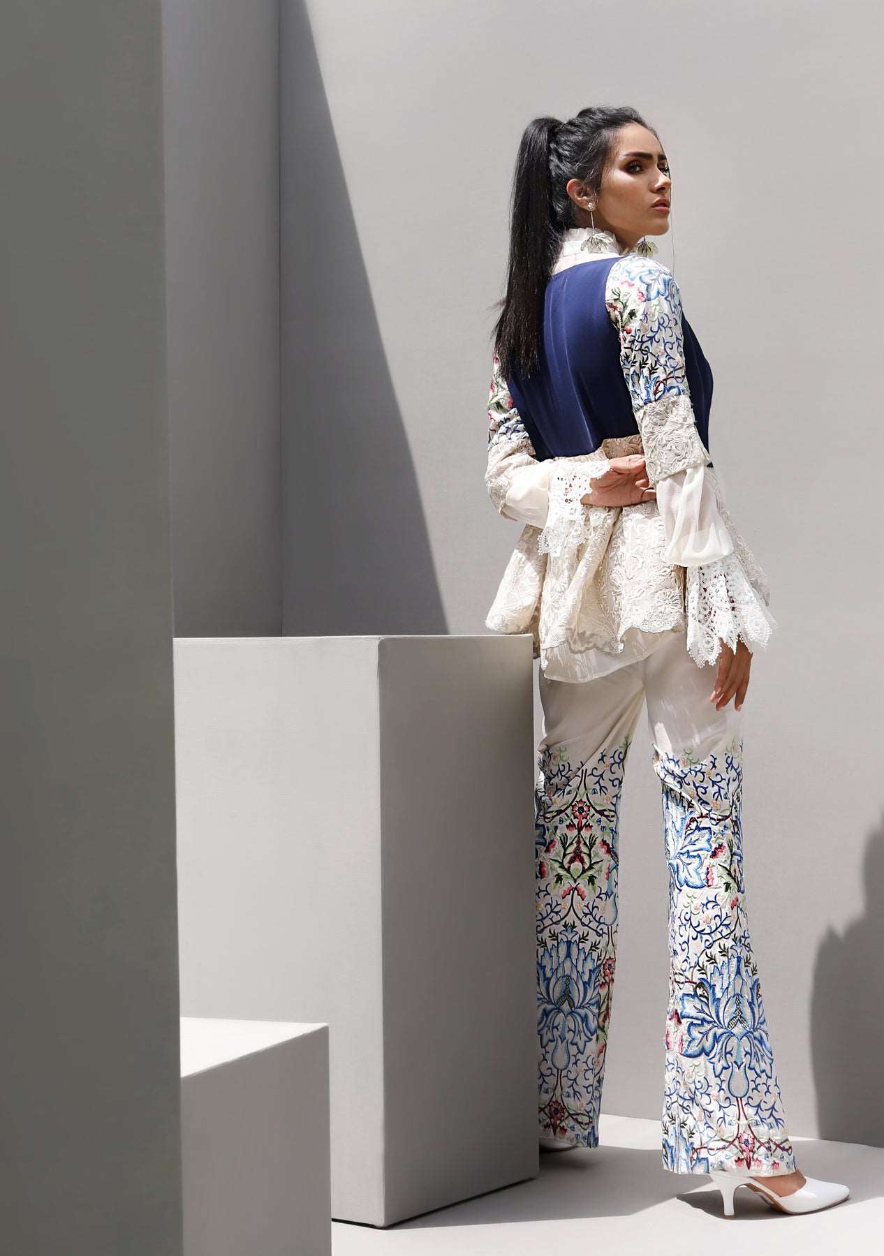 Layla Chatoor | Pret A Porter | LC-07 - Luxury Dress - available at Maria Faisal in UK and USA.