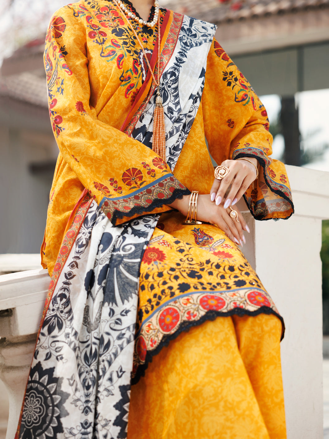 Almirah | Traditional Tale | ALP-3PS-2114 by Maria Faisal - Registered Vendor of : Almirah - type : - 100% original wedding dresses