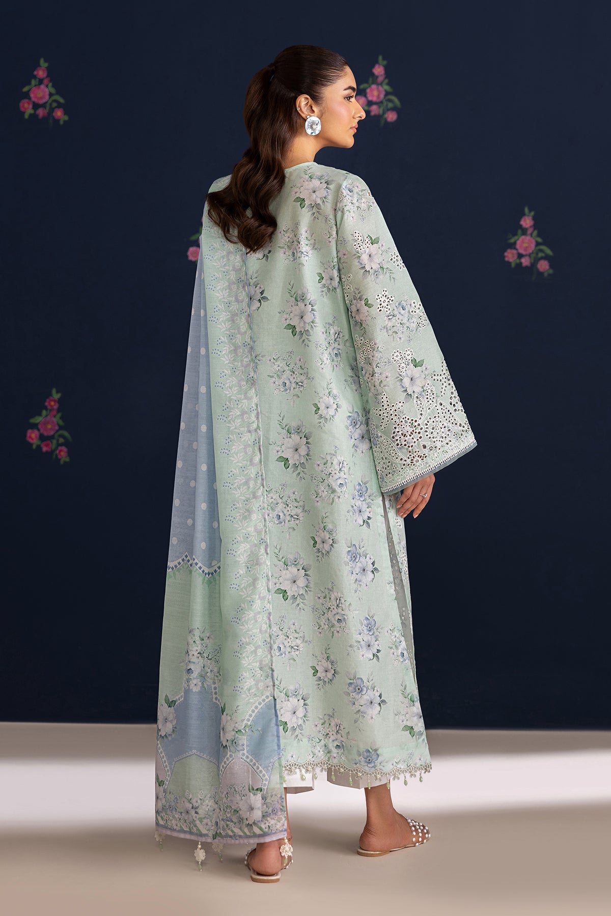 Baroque | Luxury Summer Pret | UF-4469 - Luxury Dress - available at Maria Faisal in UK and USA.