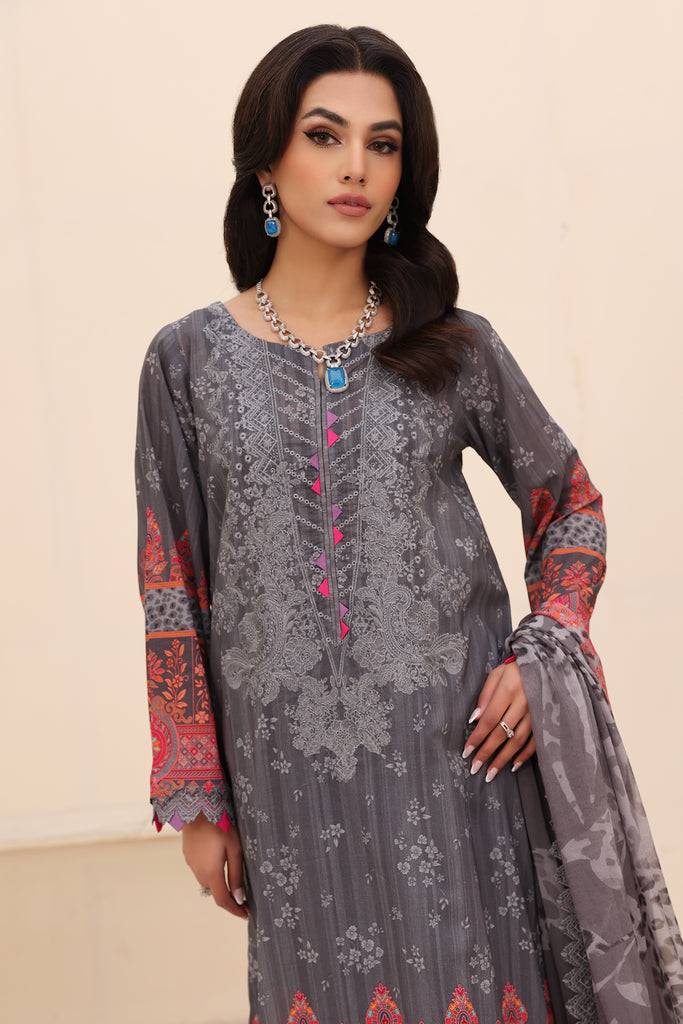 Charizma | Naranji Embroidered Lawn 24 | CN4-006 - Maria Faisal