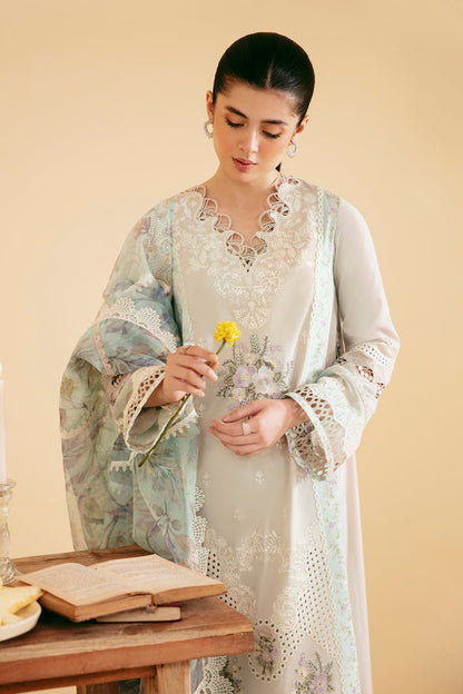 Qalamkar | Qlinekari Luxury Lawn | SQ-13 AYSEL - Designer Dress with Intricate embroidery and embellishments. Shop elegent wedding dress at Maria Faisal.