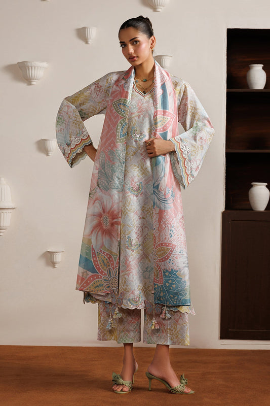 Baroque | Luxury Summer Pret | UF-4526 - Luxury Dress - available at Maria Faisal in UK and USA.