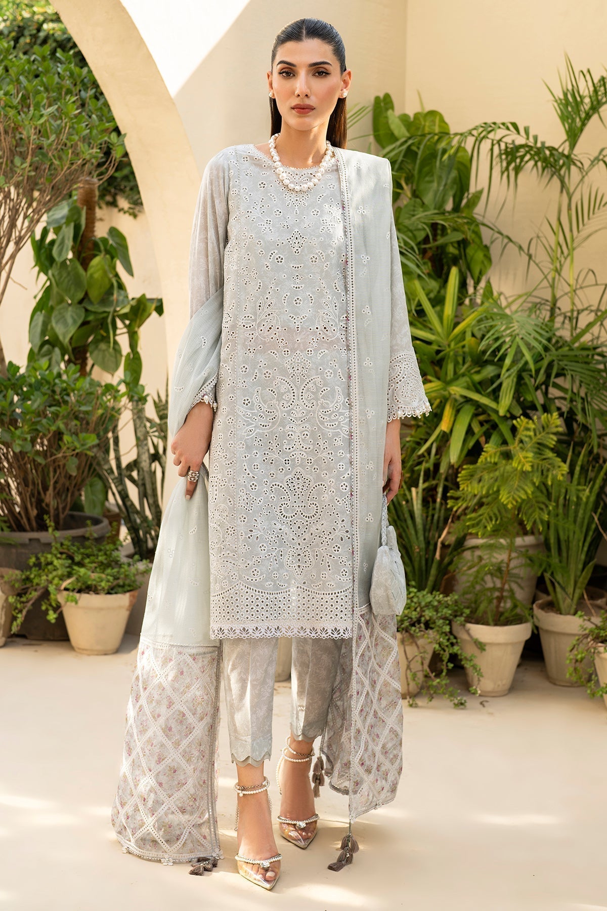 Jazmin | Irish Lawn SS 24 | D2 - Maria Faisal. 