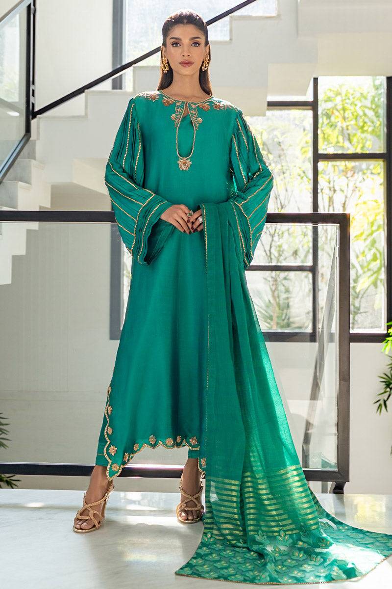 Chic Ophicial | Celenia Pret | Emerald Green by Maria Faisal - Registered Vendor of : Chic Ophicial - type : Ladies Clothes - 100% original wedding dresses