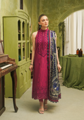 Zarqash | Tresor Luxury Lawn 24 | ZQT 0012 ROSA - Waniyas