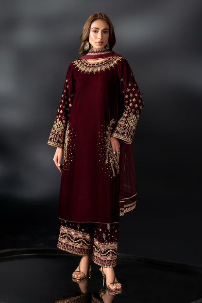 Naqshi | Makhmal 24 | MAHYM - Ladies Clothes - Maria Faisal