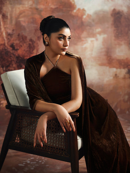 Caia | Basics 26 | Look 8 - Luxury Dress - available at Maria Faisal in UK and USA.
