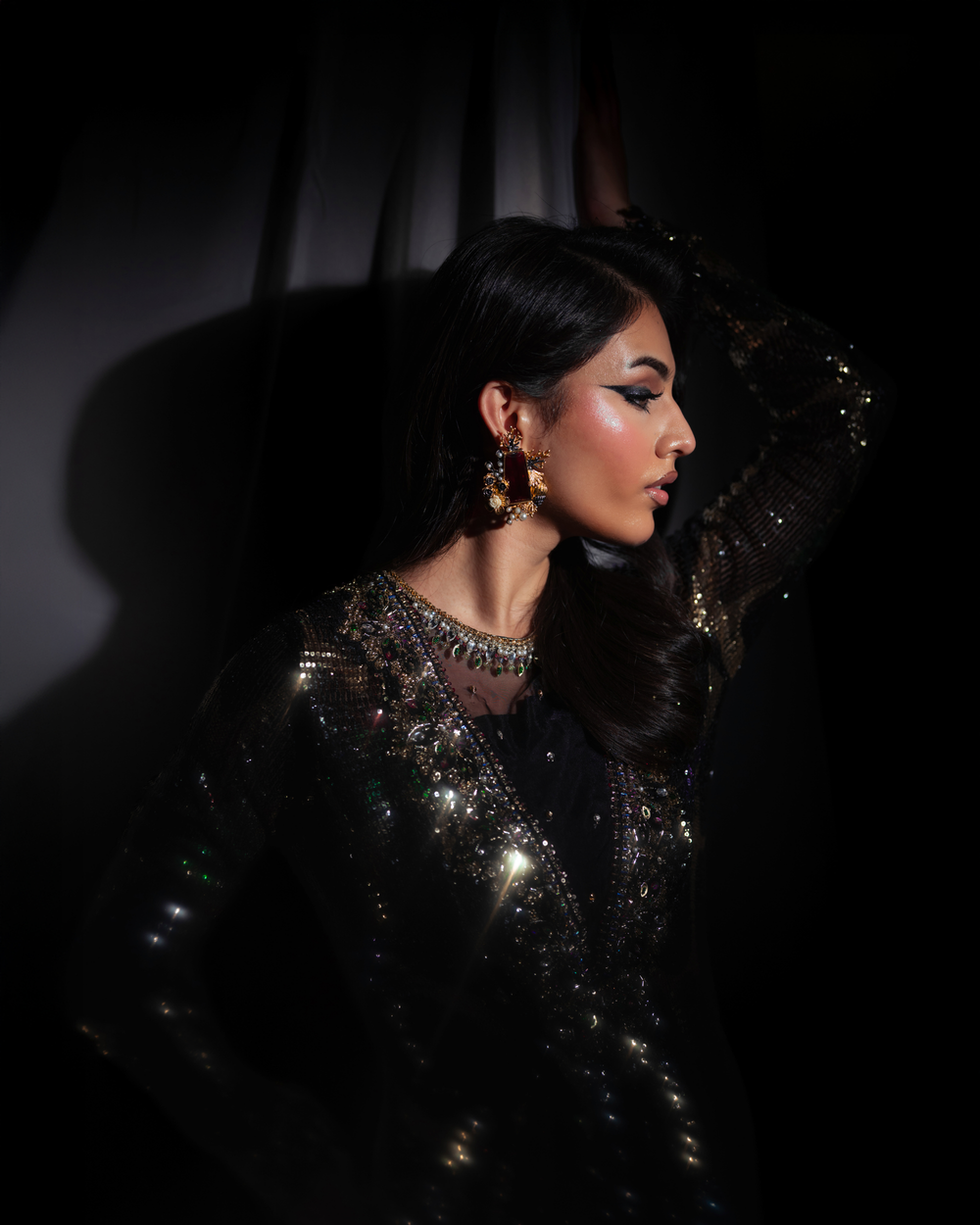 Vasal | Zyra Luxe Pret 26 | Midnight dazzle - Ladies Clothes - Maria Faisal