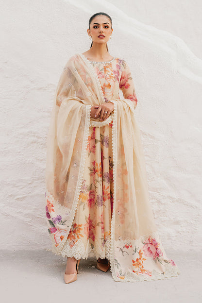 Baroque | Luxury Pret 25 | EMBROIDERED COTTON PATTI PR-1091 - Ladies Clothes - Maria Faisal