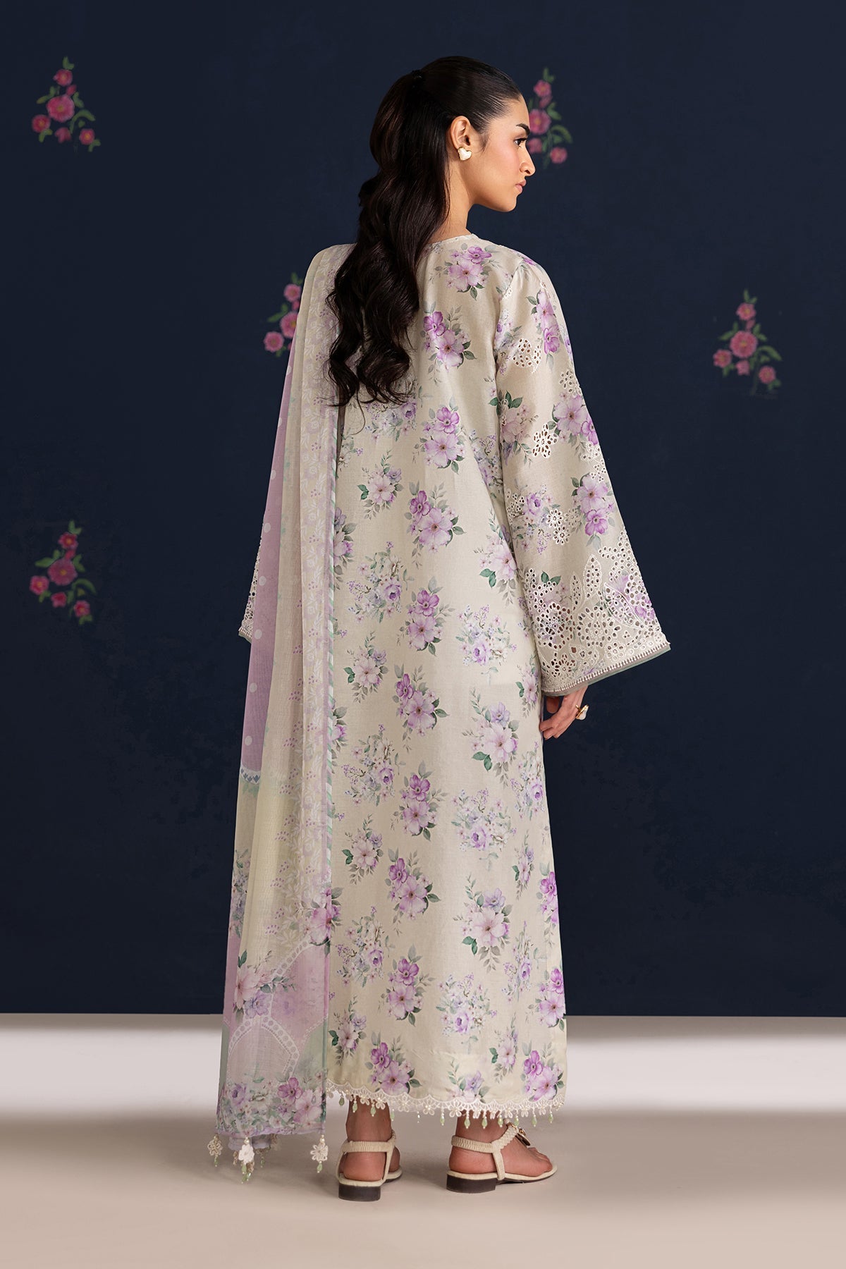Baroque | Luxury Summer Pret | UF-4470 - Luxury Dress - available at Maria Faisal in UK and USA.