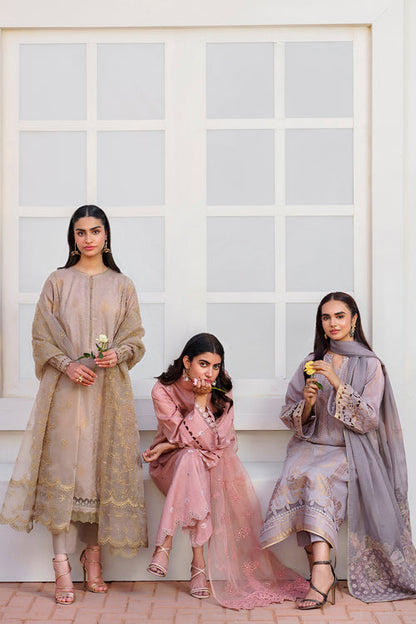 Baroque | Luxury Pret 24 | LAWN UF-642 - Designer Dress with Intricate embroidery and embellishments. Shop elegent wedding dress at Maria Faisal.