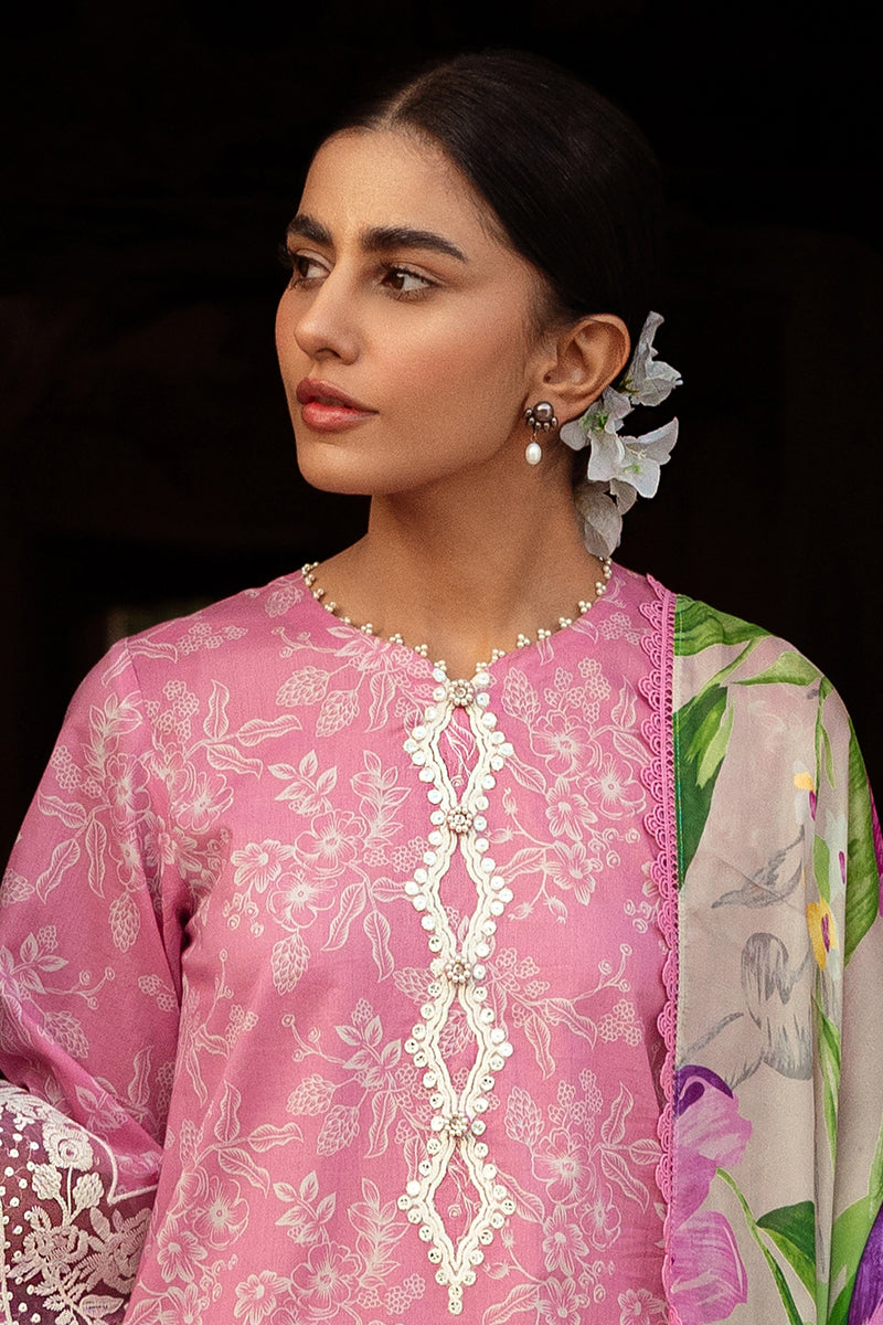 Cross Stitch | Premium Lawn 24 | CORAL FLORET - Ladies Clothes - Maria Faisal