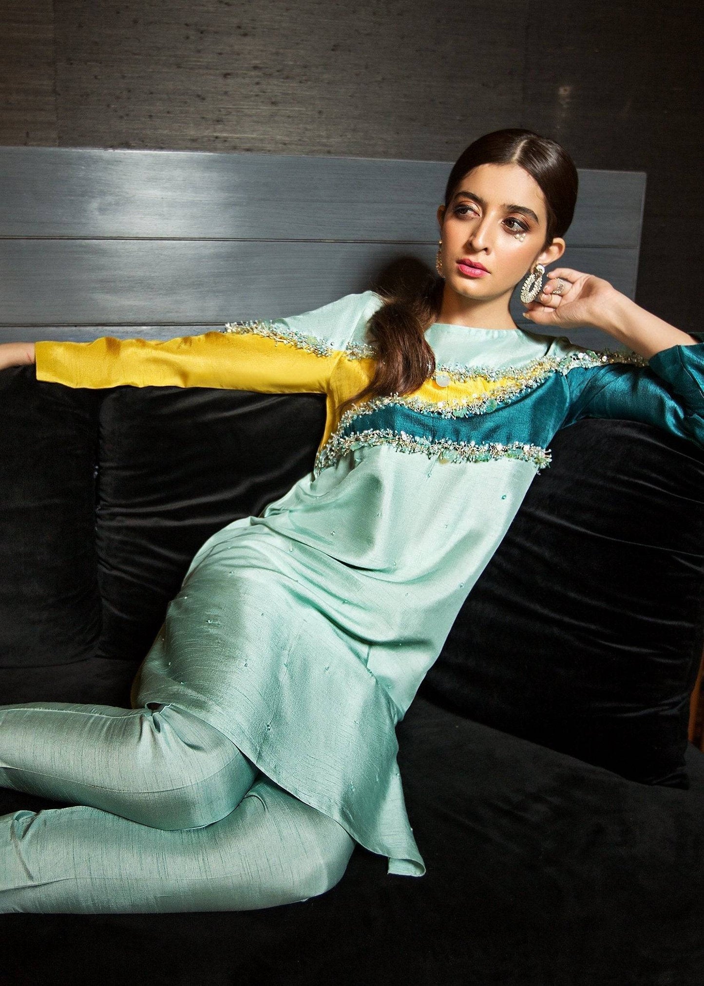 Hana | Serendipity Ready to Wear | Lemongrass Play by Maria Faisal - Registered Vendor of : Hana - type : Ladies Clothes - 100% original wedding dresses