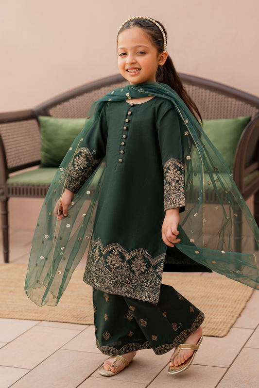 KKG-130 - by Maria Faisal - Registered Vendor of : Kastoor Kids - 100% Original Designer Dress.