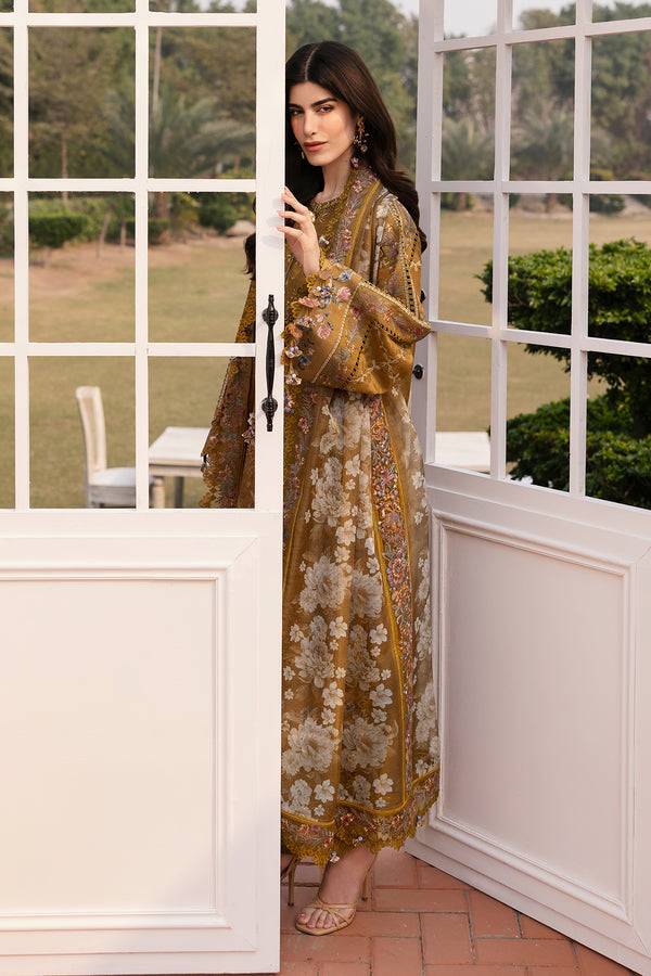 Baroque | Eid Lawn 25 | EL-D03 by Maria Faisal - Registered Vendor of : Baroque - type : Ladies Clothes - 100% original wedding dresses