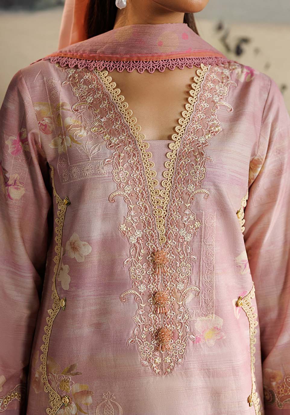 Zarqash | RimJhim The Moonsoon Edit 26 | SHABNAM ZQ002 - Casual Dress - available at Maria Faisal in UK and USA.