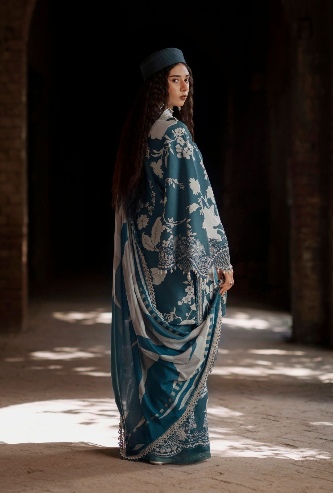 AJR Couture | Sard Sham | Kaya - Casual Dress - available at Maria Faisal in UK and USA.