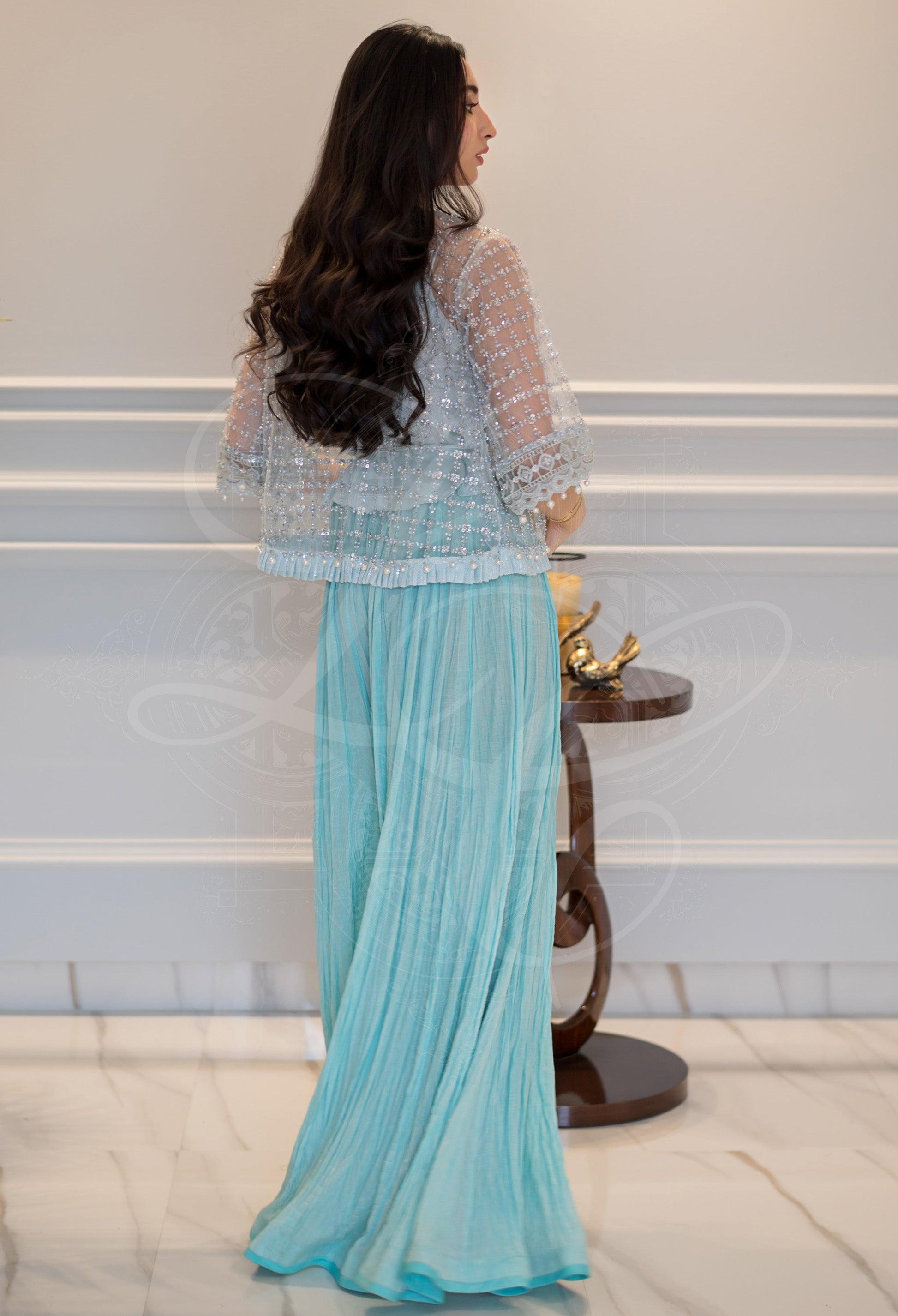 Layla Chatoor | Pret A Porter | LC-18 - Luxury Dress - available at Maria Faisal in UK and USA.