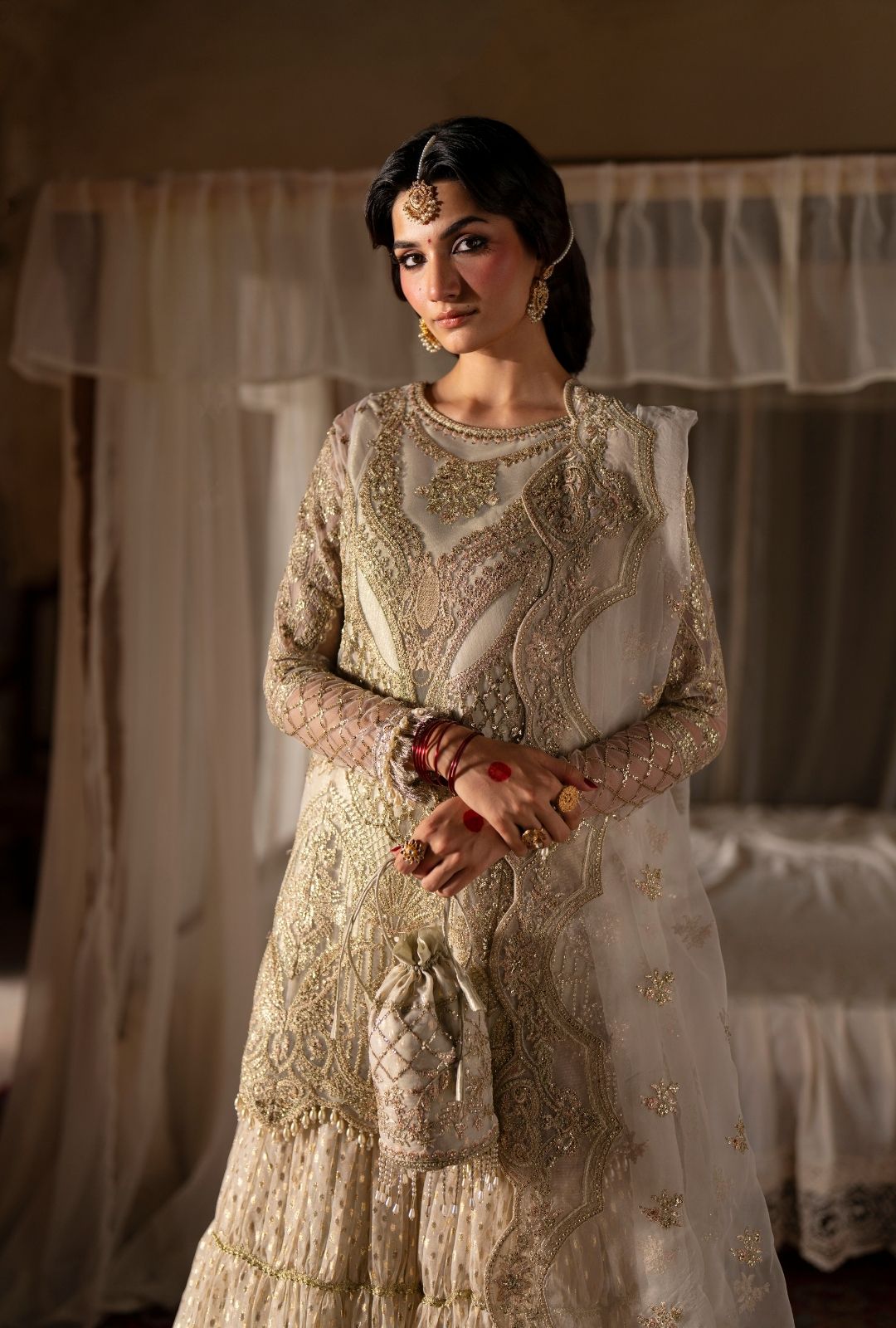 Ajr Couture | Dastan e Ishq | Naghma - Formal Dress - available at Maria Faisal in UK and USA.