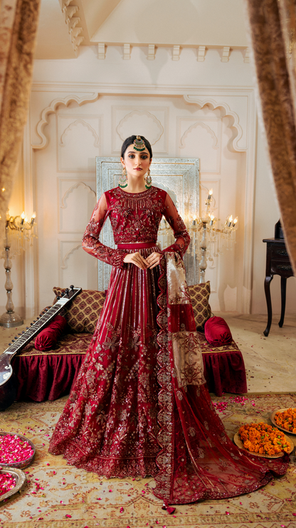 Zebtan | Zircon Wedding Formals | ANARKALI ZQ-09 - Ladies Clothes - Maria Faisal