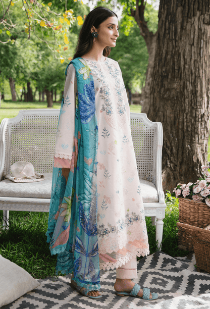 Hum Dum | Summer Breeze 25 | D07 by Maria Faisal - Registered Vendor of : Hum Dum - type : Ladies Clothes - 100% original wedding dresses