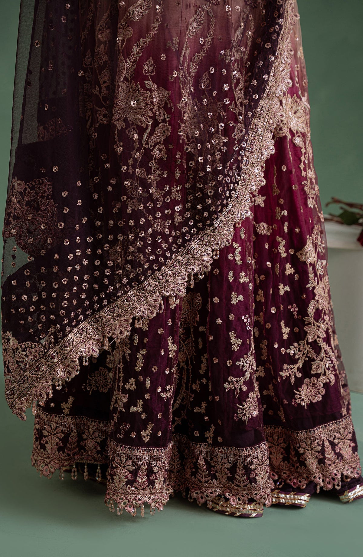 Eleshia | Zarin Wedding Formals 26 | Noore - Wedding Dress - available at Maria Faisal in UK and USA.