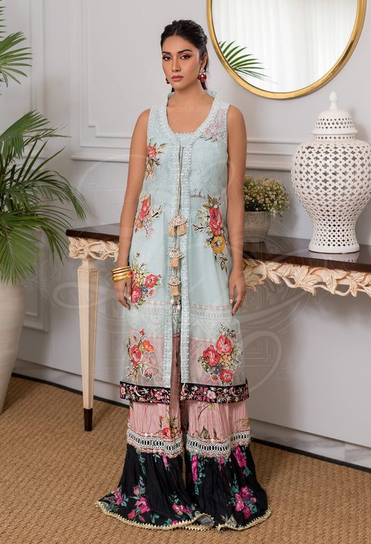 Layla Chatoor | Pret A Porter | LC-41 - Luxury Dress - available at Maria Faisal in UK and USA.
